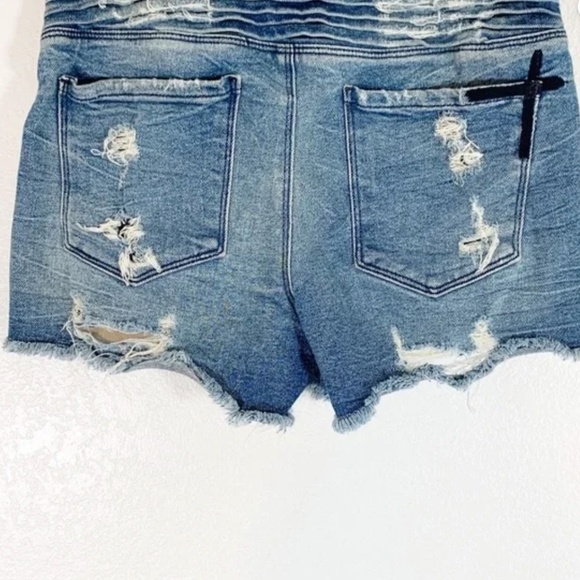 🔥 WOW SALE 🔥 RTA Salvador Denim Jean Shorts EUC SZ 26 Proudly Made in the U.S. - Picture 1 of 7